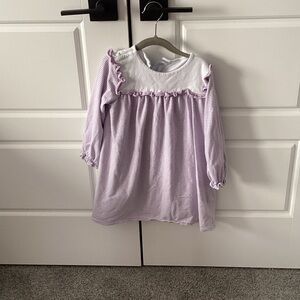 Trotter Street Kids Lavender and White Dress size 5